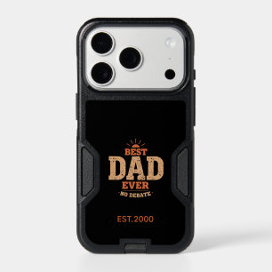 Vintage Foodie Dad Est Year No Debate Name iPhone 17 Pro Case