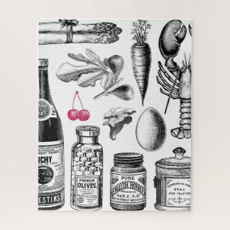 Vintage Foodie Puzzle