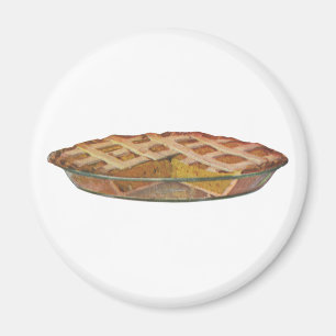 Vintage Foods, Dessert, Thanksgiving Pumpkin Pie Magnet