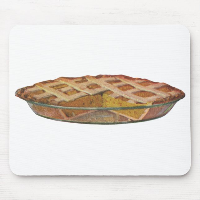 Vintage Foods, Dessert, Thanksgiving Pumpkin Pie Mouse Pad (Front)