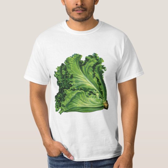 t shirt with vegetables