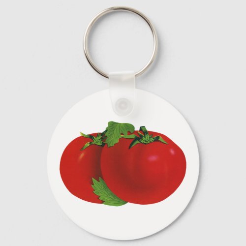 Vintage Foods Organic Red Ripe Heirloom Tomato Keychain
