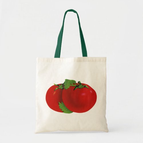 Vintage Foods Organic Red Ripe Heirloom Tomato Tote Bag