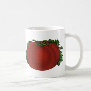Vintage Foods, Ripe Tomato, Vegetables and Fruits Coffee Mug