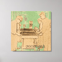 VINTAGE FOOSBALL FUZBOLL PHOTO ART TABLE FOOTBALL