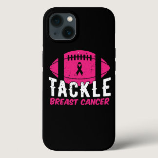 Vintage Football Breast Cancer Tackle Breast Cance iPhone 13 Case