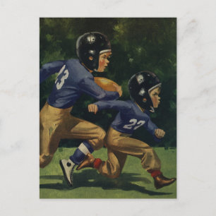 Vintage Football, Children, Boys Playing Sports Postcard