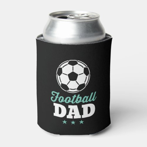 Vintage Football Dad Proud Father Sports Team Can Cooler