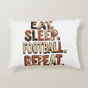 Vintage Football Fan Design Retro Soccer Graphic Accent Pillow