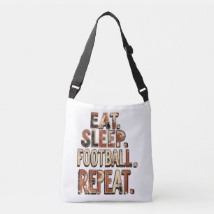 Vintage Football Fan Design   Retro Soccer Graphic Crossbody Bag