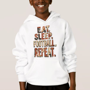 Vintage Football Fan Design Retro Soccer Graphic Hoodie