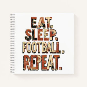 Vintage Football Fan Design Retro Soccer Graphic Notebook