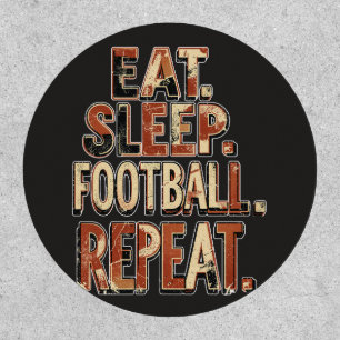 Vintage Football Fan Design Retro Soccer Graphic Patch