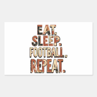 Vintage Football Fan Design | Retro Soccer Graphic Rectangular Sticker