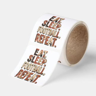 Vintage Football Fan Design | Retro Soccer Graphic Square Sticker