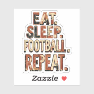 Vintage Football Fan Design Retro Soccer Graphic Sticker