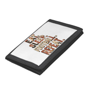 Vintage Football Fan Design   Retro Soccer Graphic Trifold Wallet