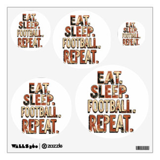 Vintage Football Fan Design | Retro Soccer Graphic Wall Decal