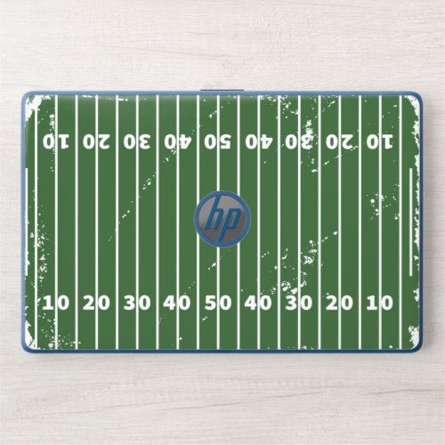 Vintage Football Field Design HP Laptop Skin