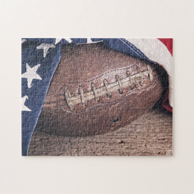 Vintage Football Jigsaw Puzzle (Horizontal)