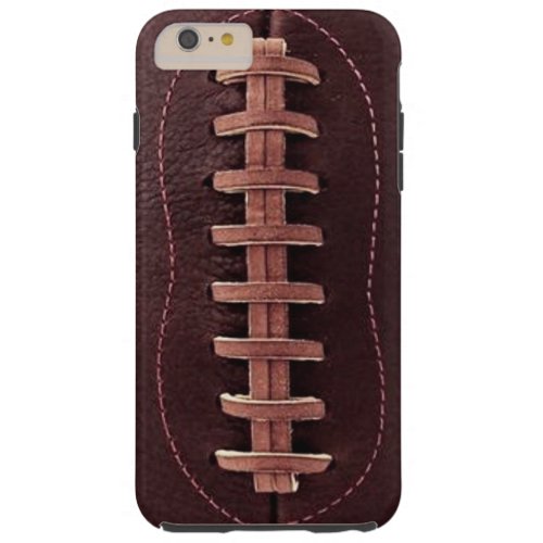 Vintage Football Leather Laces Sports Tough iPhone 6 Plus Case