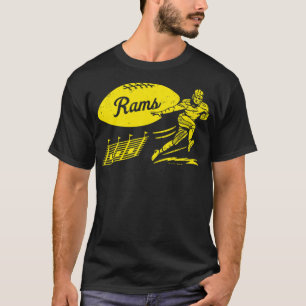 Vintage Football - Los Angeles Rams (Yellow Rams W T-Shirt