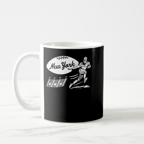 Vintage Football   New York Jets White New York W Coffee Mug