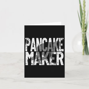 Vintage Football Player Meme Lineman Pancake Maker Card