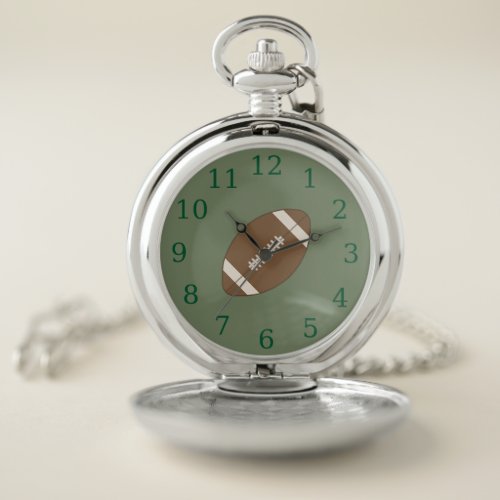 Vintage Football Pocket Watch 