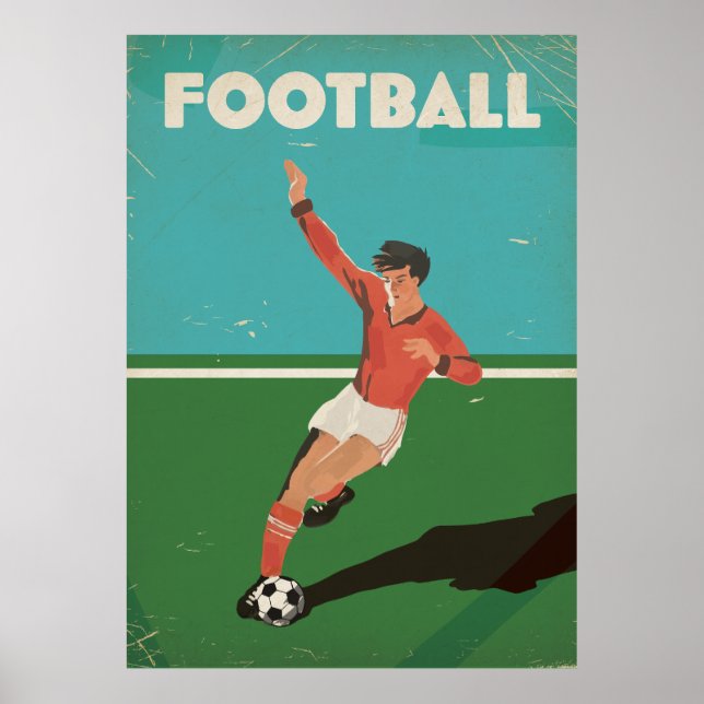 Vintage Football Poster (Front)