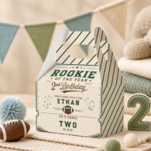Vintage Football Rookie 2nd Birthday baby boy