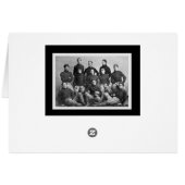 Vintage Football Team Card (Back Horizontal)