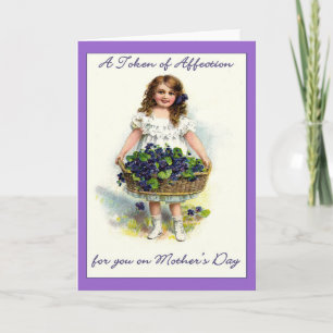 Vintage For You on Mother's Day,Token of Affection Card