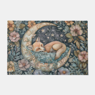 Vintage Forest Animals Floral William Morris Doormat