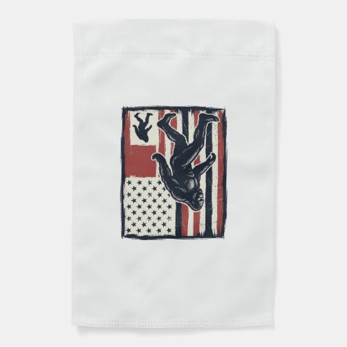 Vintage Forest Creature Flag Vector Shirt Design_1