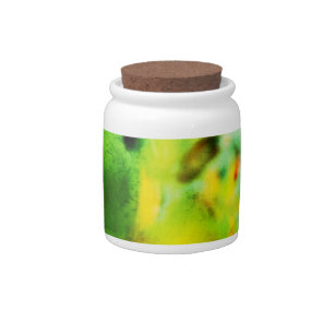 Vintage Forest Dreamer – Abstract Nature Visions Candy Jar
