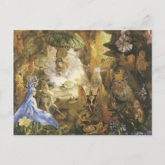 Vintage Forest Faerie Postcard (Front)