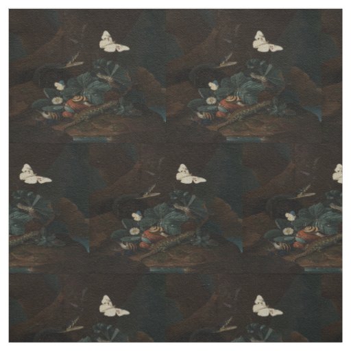 Vintage Forest Floor Still Life Fabric