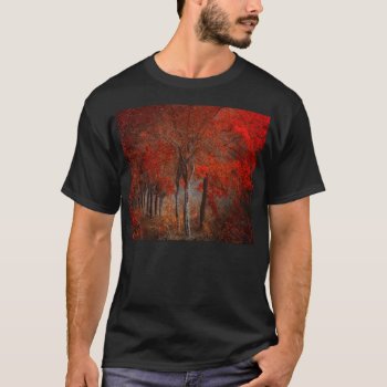 Vintage Forest Scene T-shirt by ArtsofLove at Zazzle