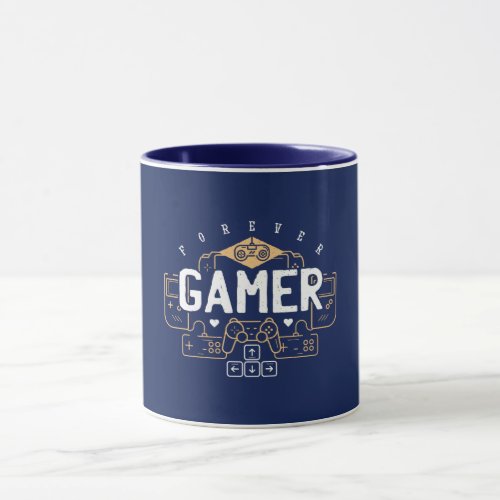 Vintage Forever Gamer Mug