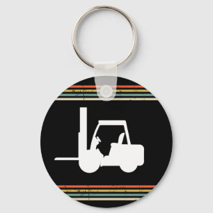 Vintage Forklift  Keychain