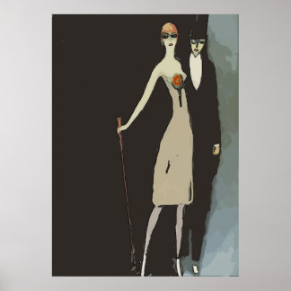 Vintage Formal Art Poster