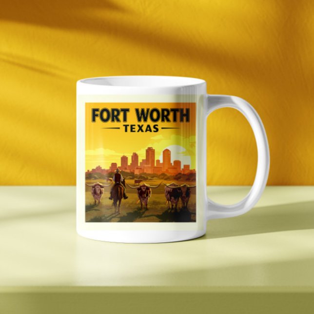 Vintage Fort Worth Texas Coffee Mug (Creator Uploaded)