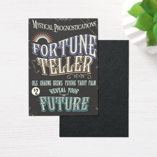 Vintage Fortune teller poster (Desk)