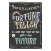 Vintage Fortune teller poster (Front)