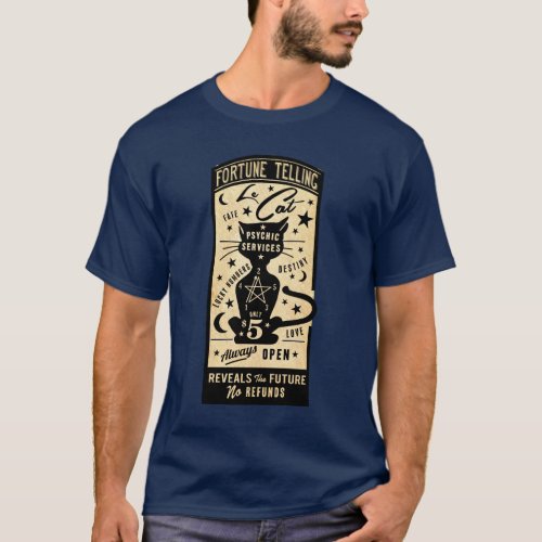 Vintage Fortune Telling Design _ Le Cat T_Shirt