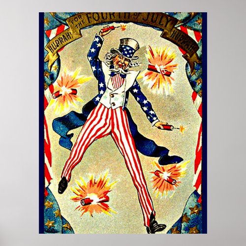 Vintage Fourth of July Celebration Poster