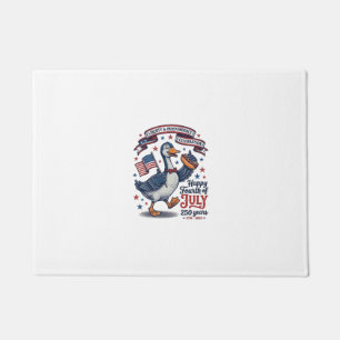 Vintage Fourth of July Goose 250 Years Shirt Desig Doormat