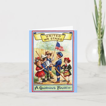 Vintage Fourth Of July Notecard by ebhaynes at Zazzle