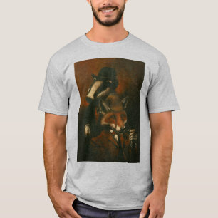 Vintage Fox And Badger Sleuth T-Shirt